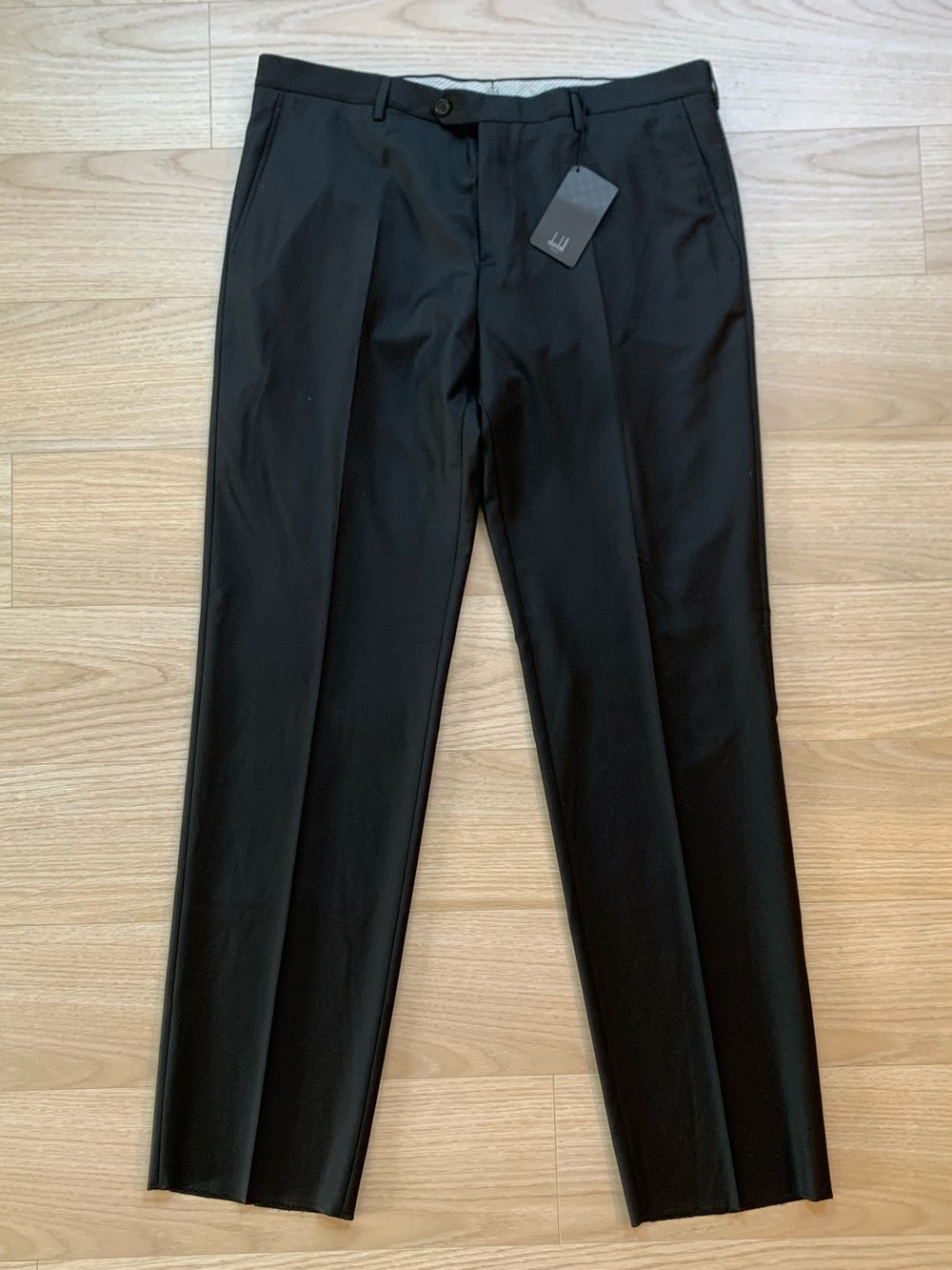 Dunhill Men’s Black Wool Dress Pants NWT Size 58R IT